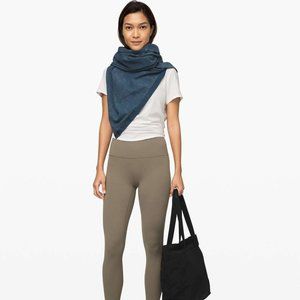 Lululemon NWT Vinyasa Scarf *French Terry Washed Code Blue